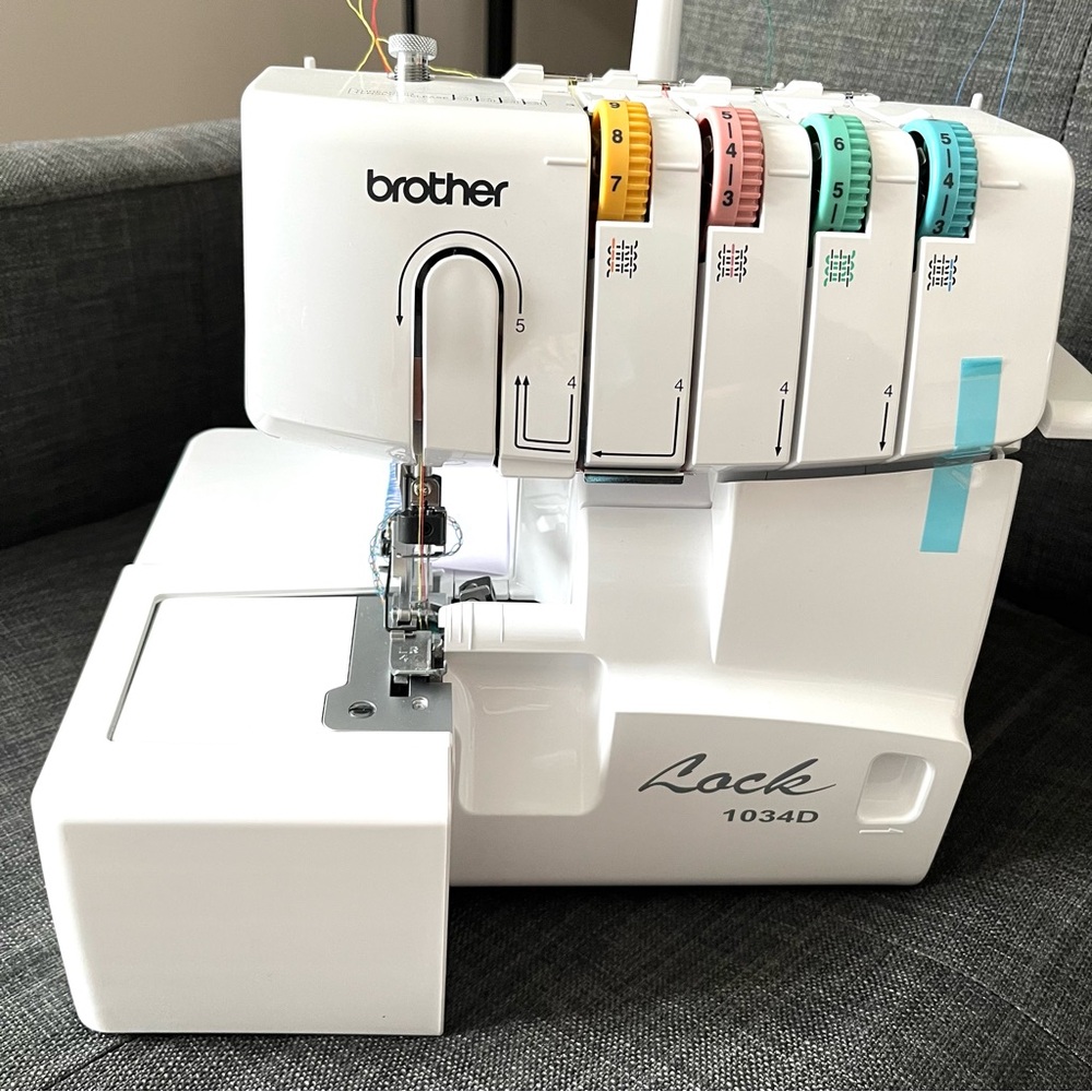 Brother 1034D Serger with Color-Coded Thread Guides